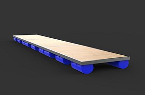 3D Floating docks 02 3D model