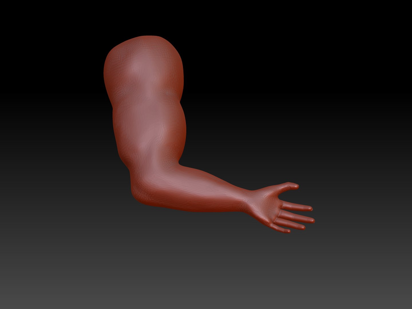 obj human arm
