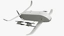 Cargo Delivery Drone eVTOL Experimental Gray
