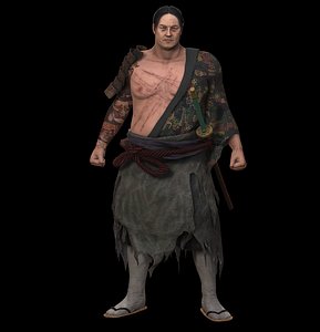 3D Samurai Ronin