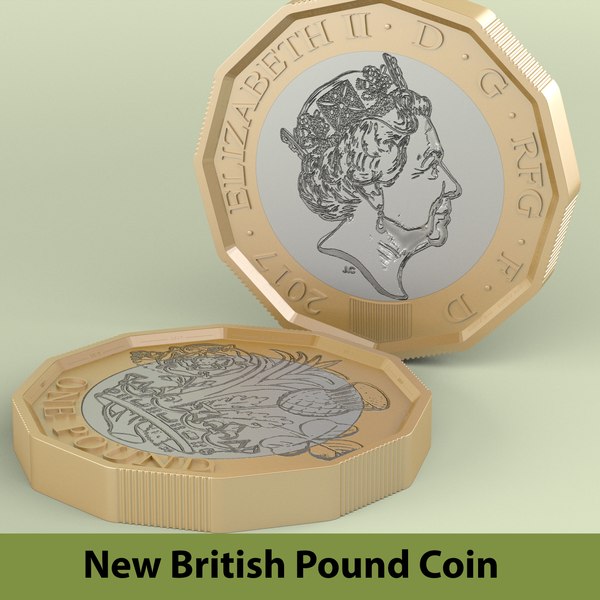 3D new british pound coin - TurboSquid 1243967