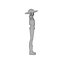 Anime Style Wild West Cowboy 3D Character Model For Vtuber VRM