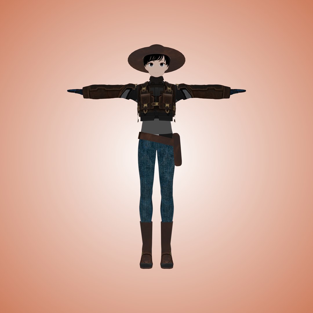 Anime Style Wild West Cowboy 3D Character Model For Vtuber VRM model https://p.turbosquid.com/ts-thumb/iy/GtUQIz/x4/wild_west_man_01/jpg/1765784613/1920x1080/fit_q87/37458480cac0933bdab5d91395db83e60c31276c/wild_west_man_01.jpg