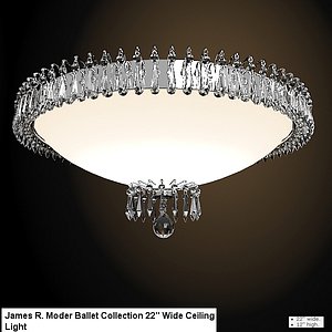 james r moder 38308 prestige classic crystal wide ceiling lamp chandelier swarowski spectra glass
