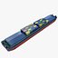 Cargo Barge Container Bulk Transport Flat Deck Vessel