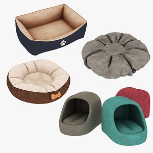 Pet Bed 4 in 1 Collection 3D