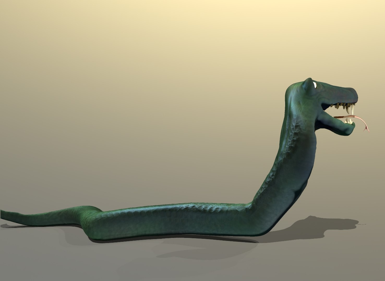 3d Lenny Snake Model