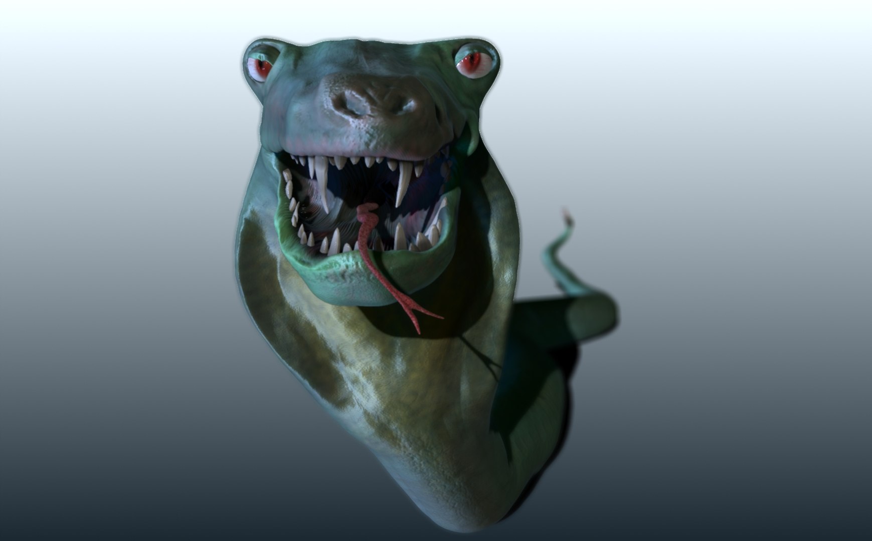 3d Lenny Snake Model