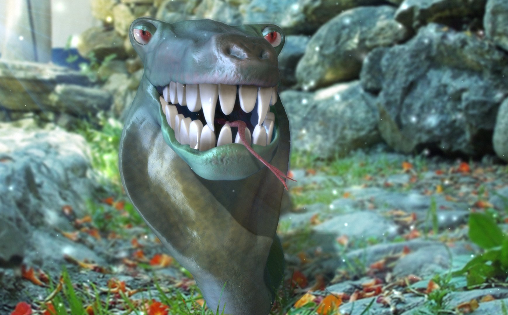 3d Lenny Snake Model