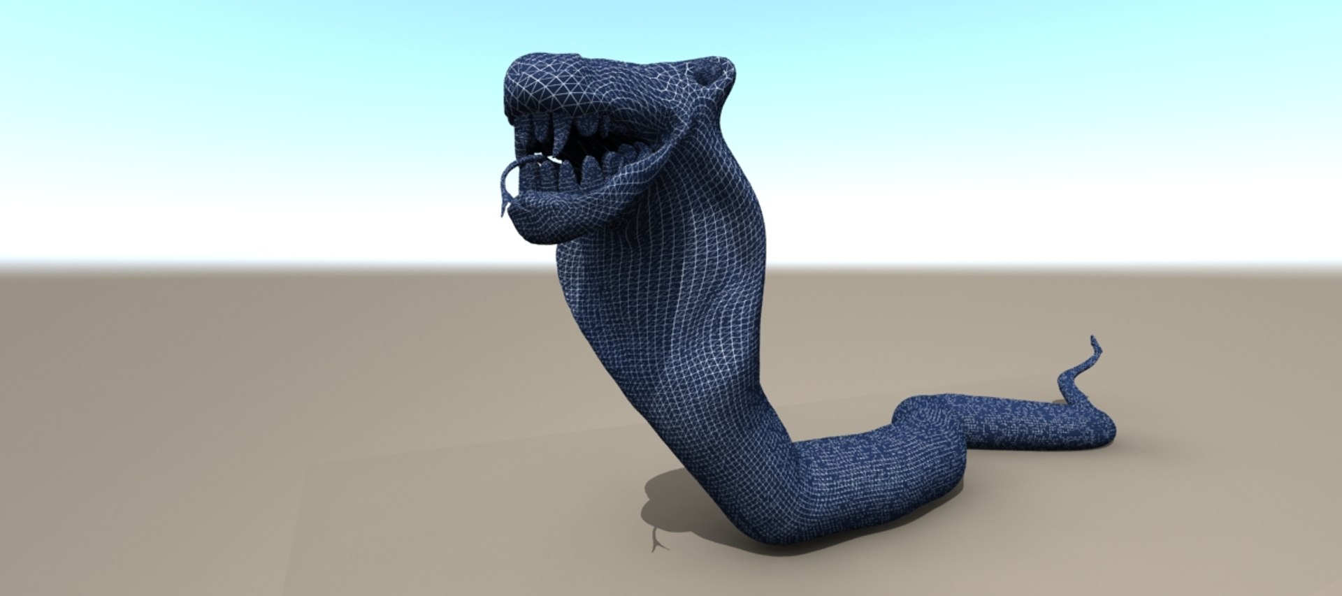 3d Lenny Snake Model