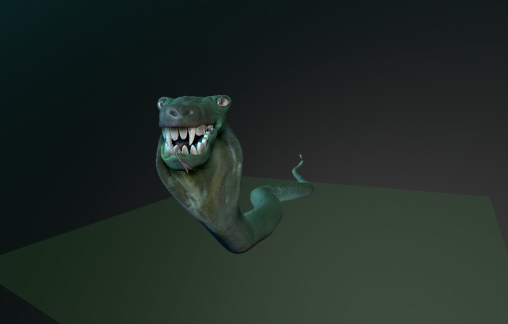 3d Lenny Snake Model