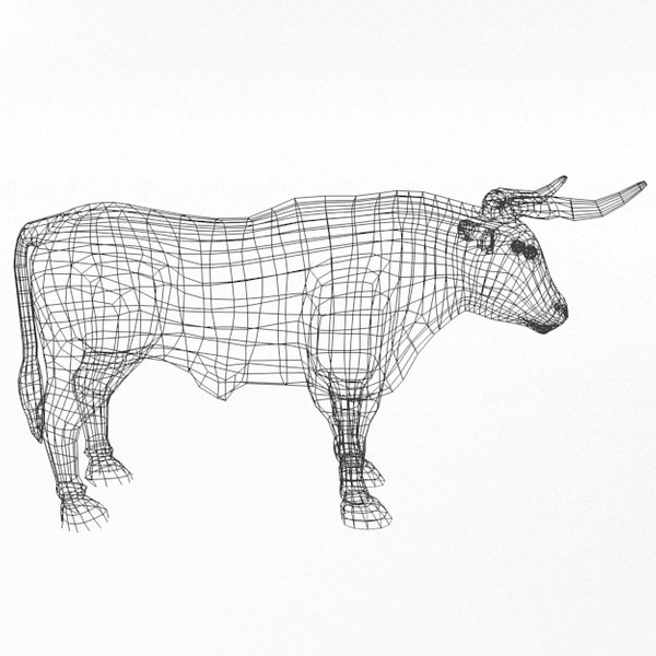 3D bull model - TurboSquid 1316343