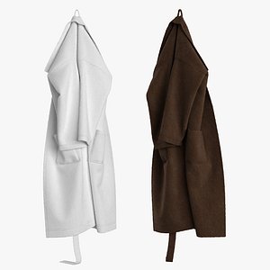 bathrobe on hook