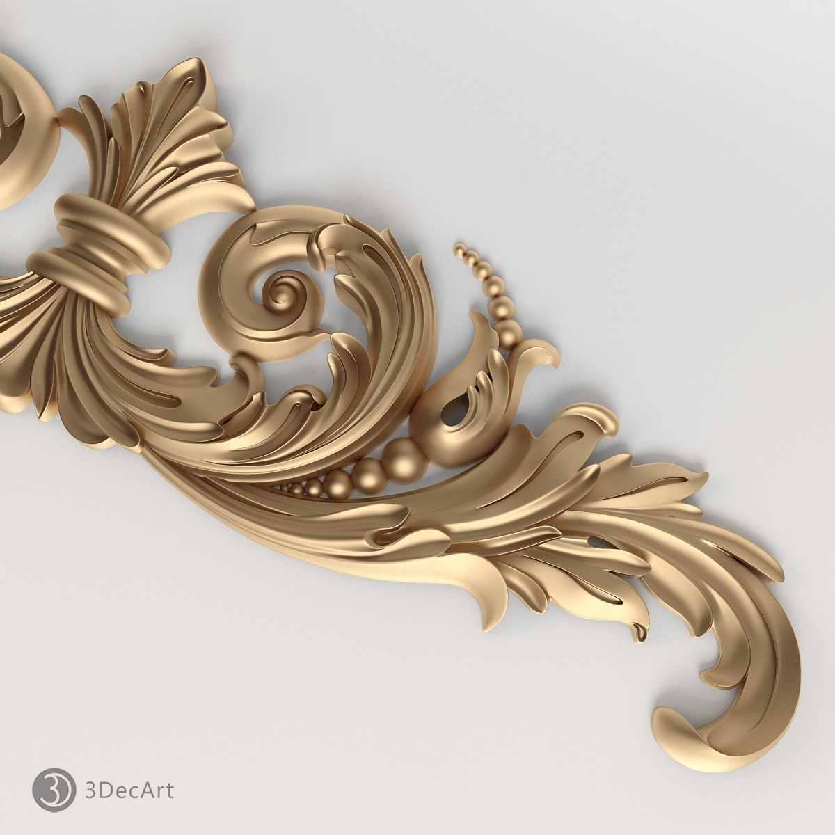 3ds max carved scroll cnc