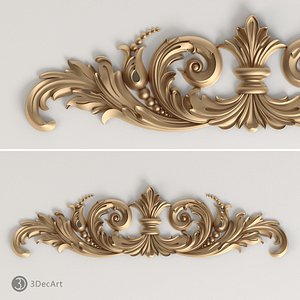 3ds max carved scroll cnc
