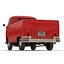 Volkswagen Type 2 Single Cab Pick-Up Simple Interior Red 3D Model