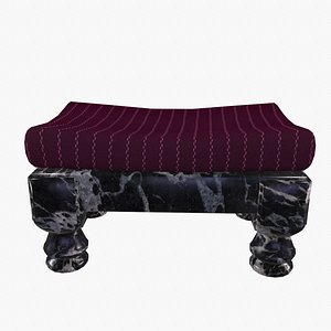 Roman footstool - sella 3D model
