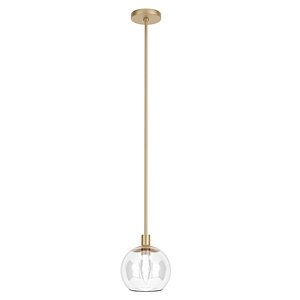 Brushed Gold Small Dryad Modern Pendant model