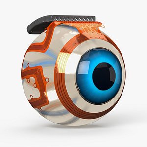 Bionic Eye Implant 3D model