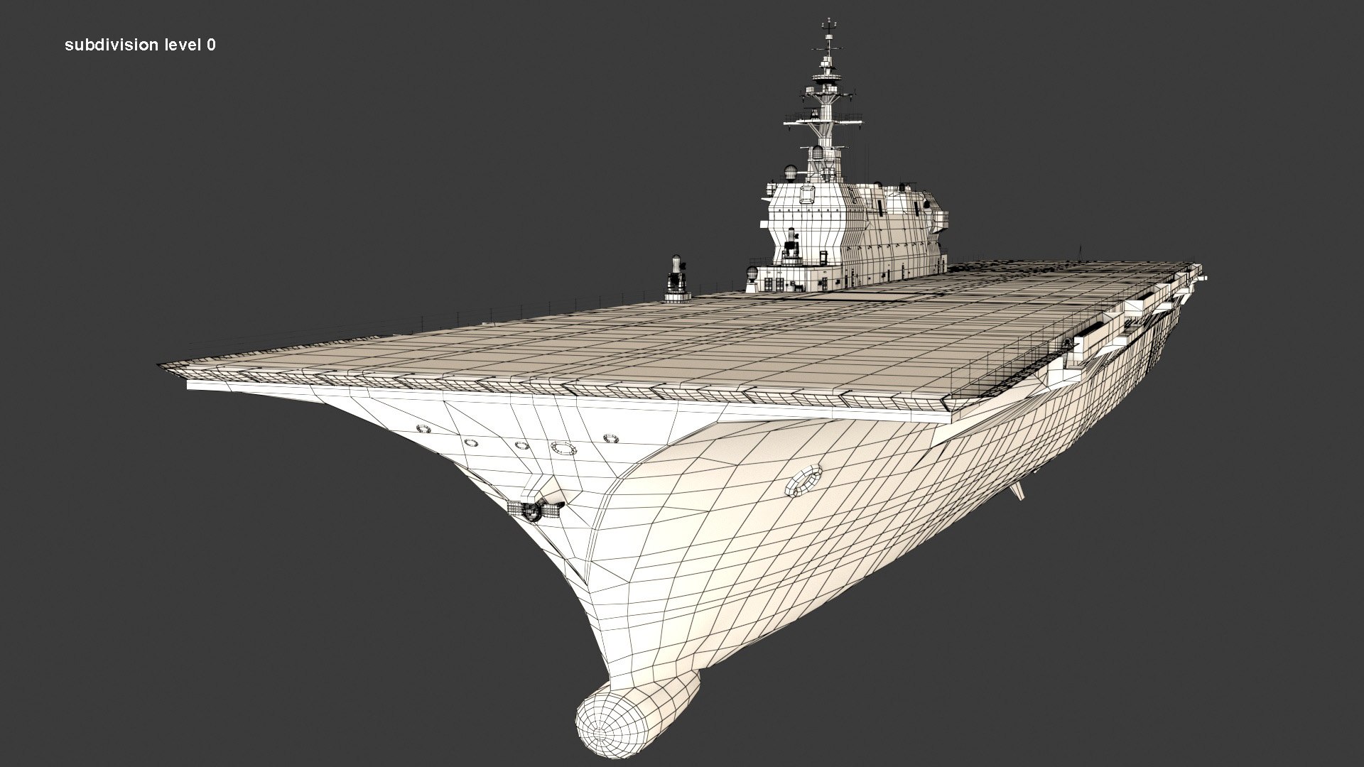 Izumo Aircraft Carrier 3D Model - TurboSquid 1949006