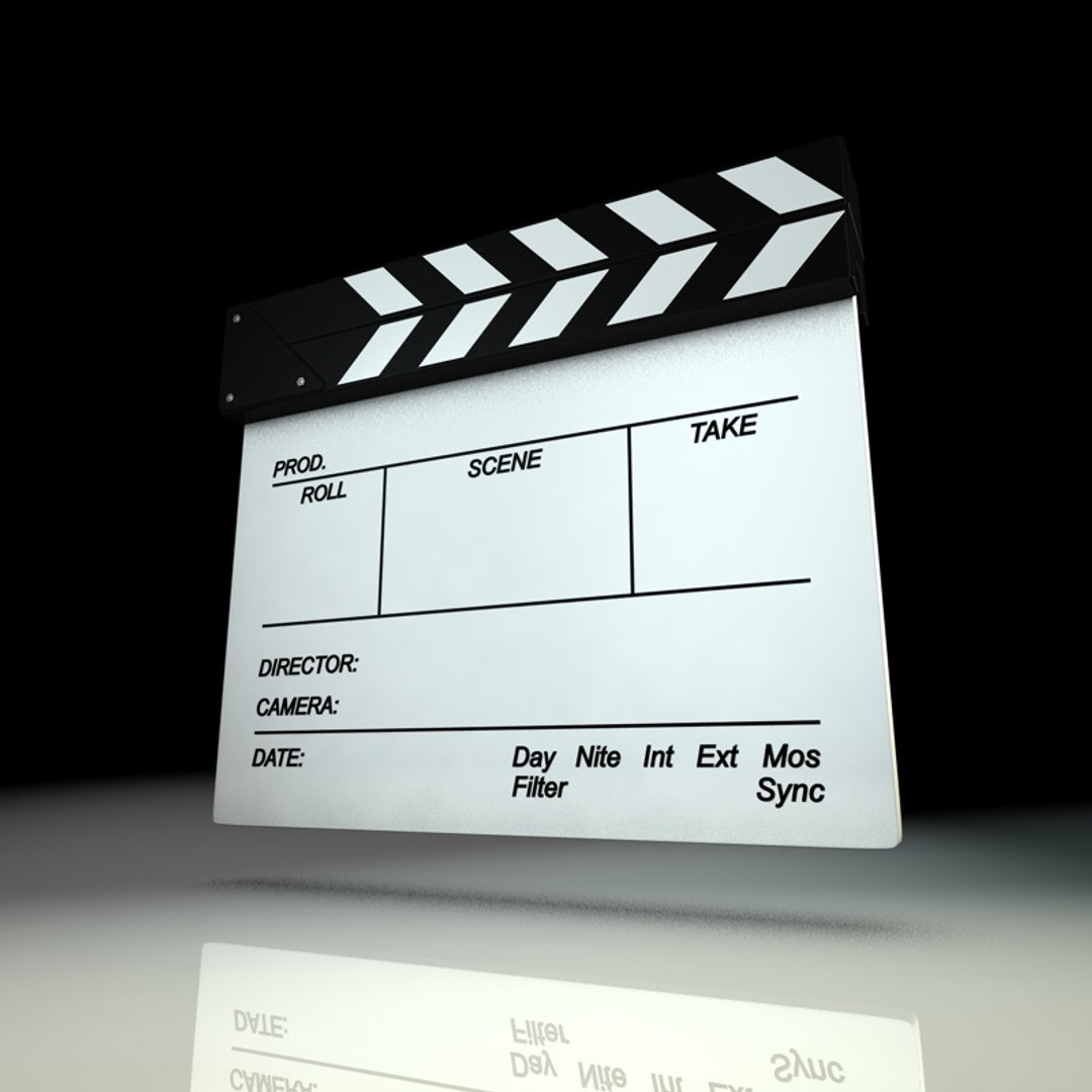 Film Slate - 3d 3ds