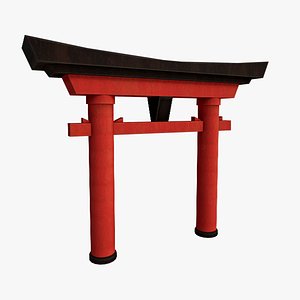 Japanese Myojin Torii 3D model