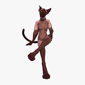 Anthro Oriental Shorthair