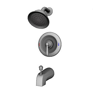 Shower set metal