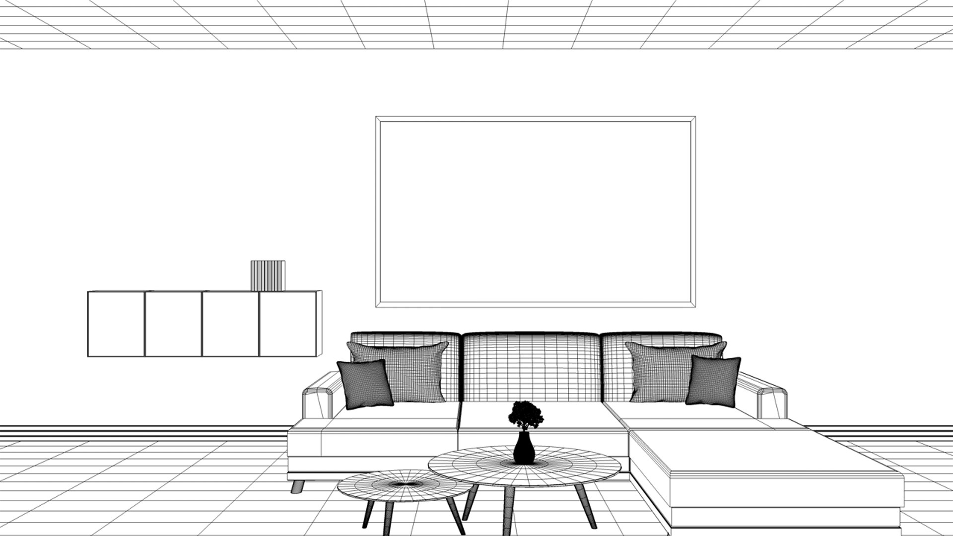 3D Model Minimal Living Room - TurboSquid 1706881