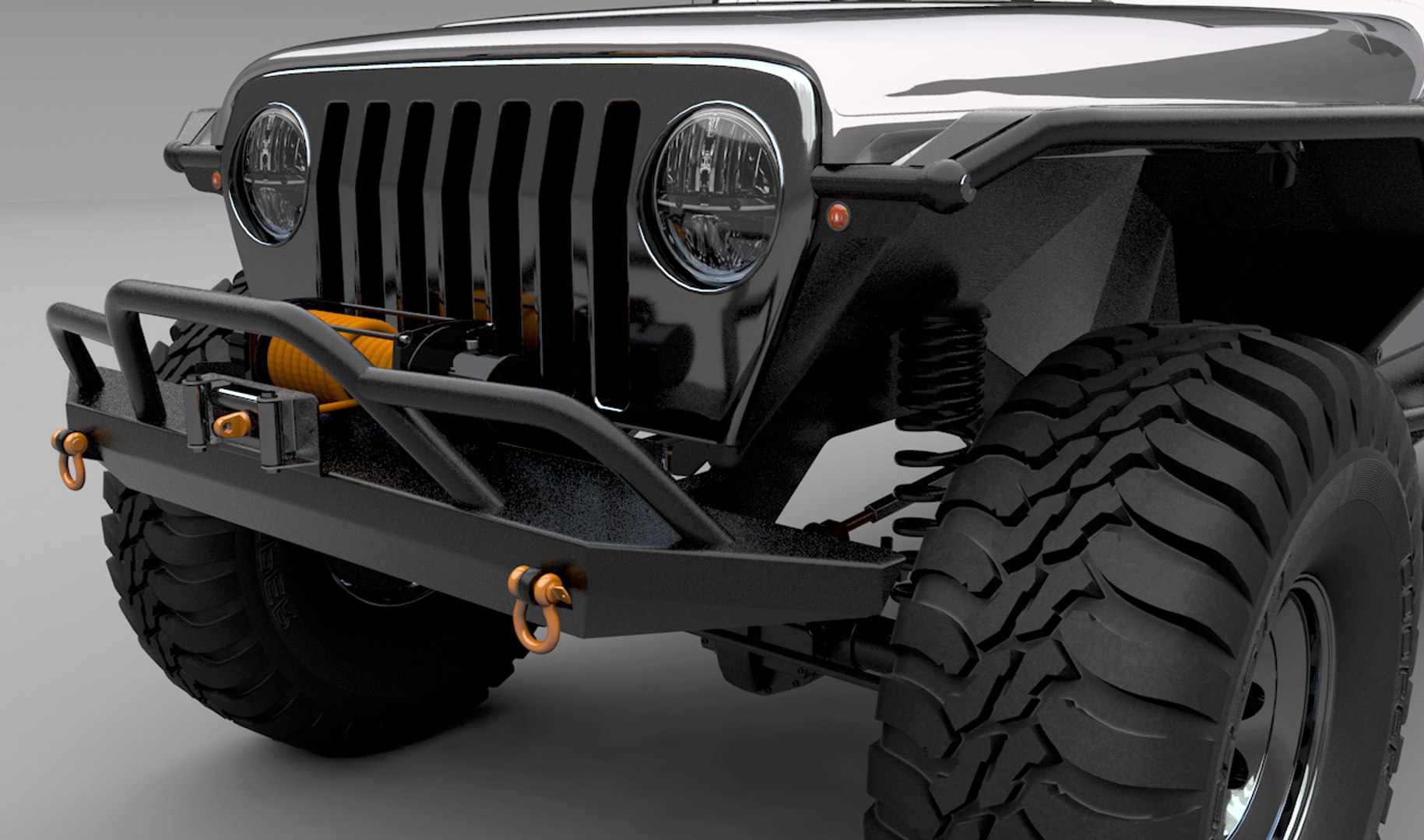 3D Jeep Tj Unlimited - TurboSquid 1413353