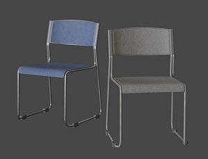 3D StackableConferenceChair model