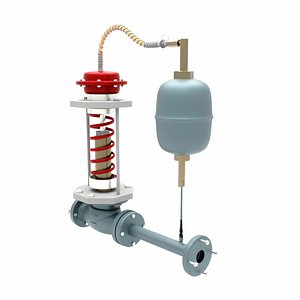 3D Self Acting Pressure Valve model