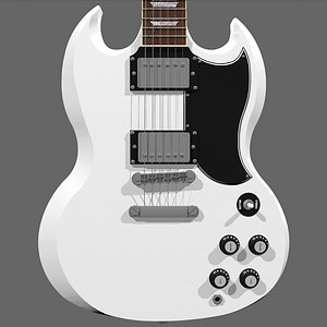 guitar gibson sg 3d model