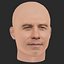 Low Poly John Travolta Head