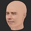 Low Poly John Travolta Head