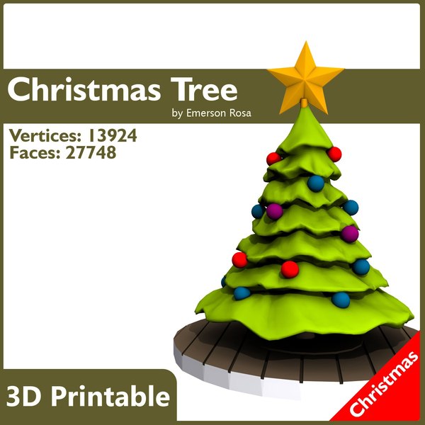 3d model of cartoon christmas