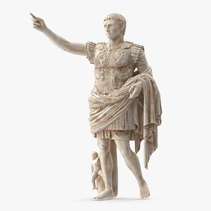 Caesar Augustus of Prima Porta Roman Statue