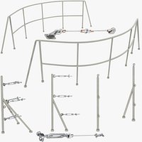 Ship Handrails Posts Collection V3