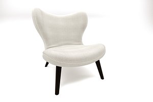 Modern Wing Back Lounge Chair