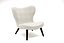 Sillón moderno con respaldo de ala