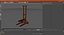 vintage french revolution guillotine 3D model