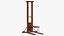 vintage french revolution guillotine 3D model