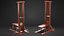 vintage french revolution guillotine 3D model