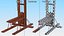 vintage french revolution guillotine 3D model