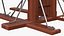 vintage french revolution guillotine 3D model