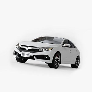 honda civic 2016 3D model