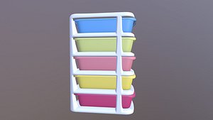 Storage Shelf 3D model