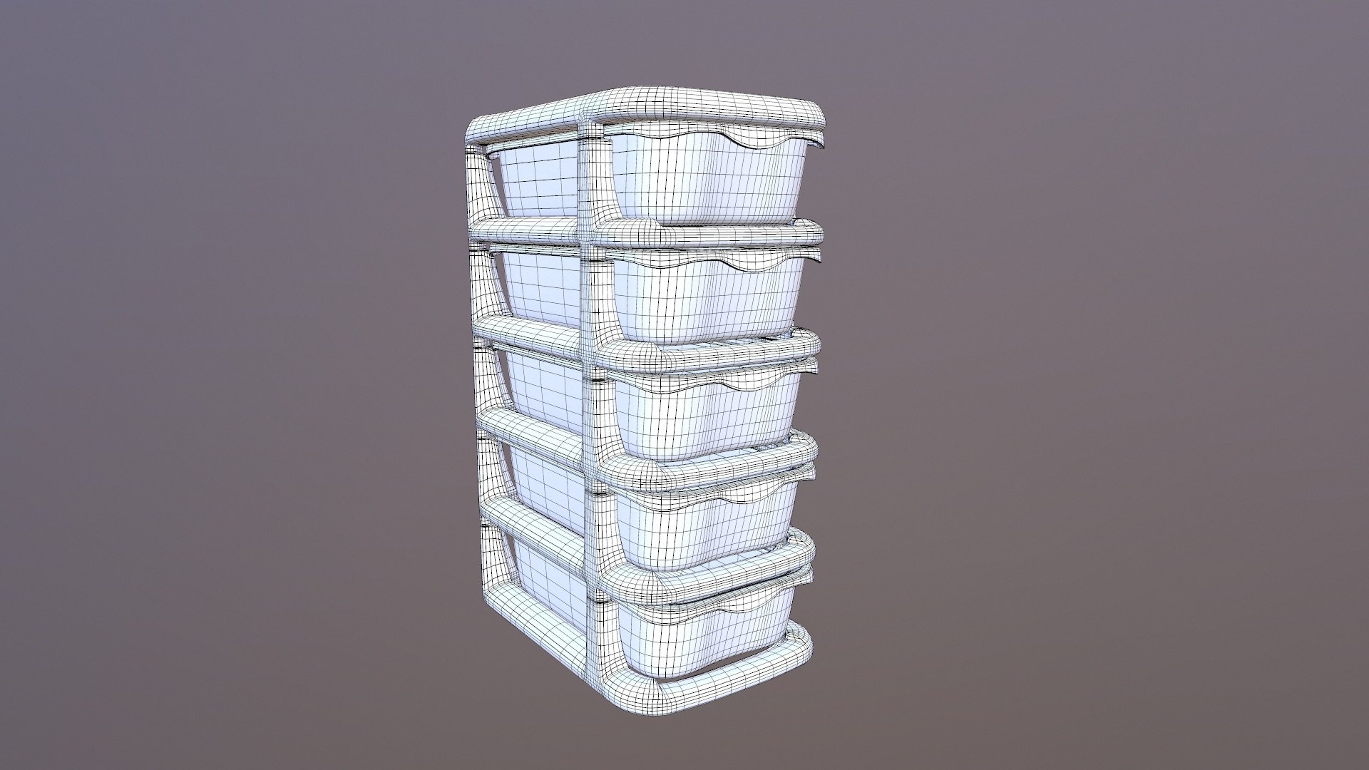 Storage Shelf 3D Model - TurboSquid 2081679