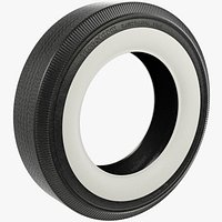 Retro Car Tire V1