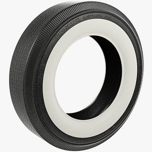 Retro Car Tire V1